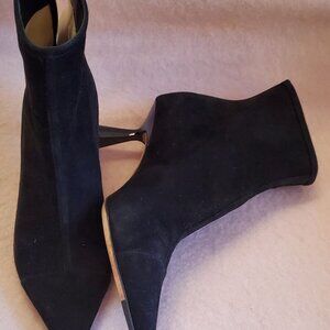 Suede booties by Jimmy Choo